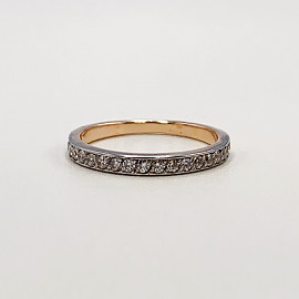 Золотое кольцо с цирконом 01-200040856